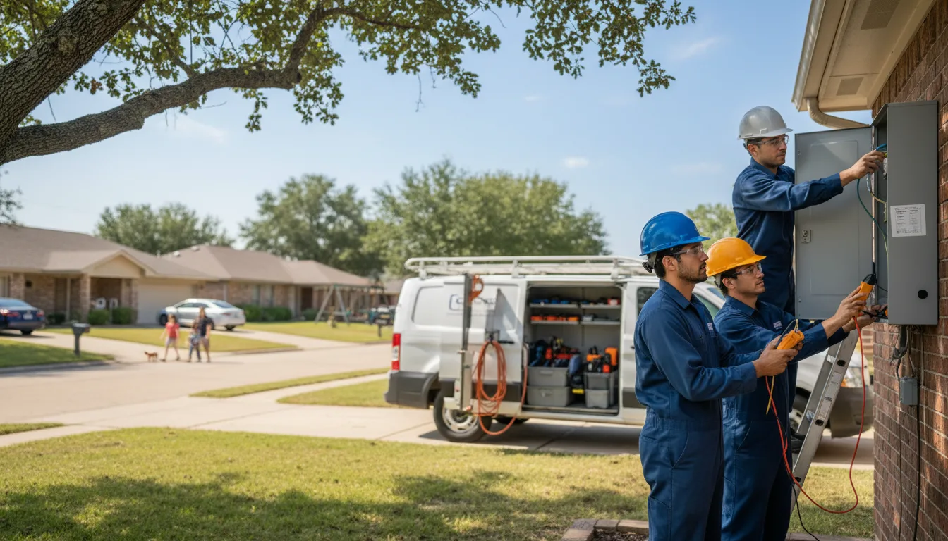Certified electrician providing emergency electrical services in Farmington, AR